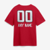 Именная футболка Atlanta Falcons Red Touchdown Wordmark Name & Number