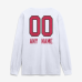 Именная футболка с длинным рукавом Arizona Cardinals White Touchdown Wordmark Name & Number