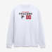 Именная свитшот Atlanta Falcons White Touchdown Wordmark Name & Number