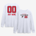 Именная футболка с длинным рукавом Atlanta Falcons White Touchdown Wordmark Name & Number Именная футболка с длинным рукавом Atlanta Falcons White Touchdown Wordmark Name & Number