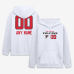Именная толстовка Atlanta Falcons White Touchdown Wordmark Name & Number