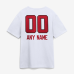 Именная футболка Atlanta Falcons White Touchdown Wordmark Name & Number