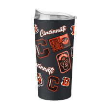 Термос Cincinnati Bengals Logo Brands 20oz. Dreamweave Powder Coat Термос Cincinnati Bengals Logo Brands 20oz. Dreamweave Powder Coat