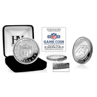 Монета Carolina Panthers Highland Mint Limited-Edition 2026 Silver-Plated Game Flip