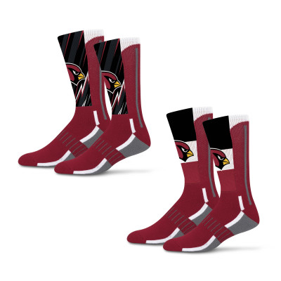 Носки 2 пары Unisex Arizona Cardinals Starter Big Energy Neo