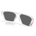 Unisex Cincinnati Bengals Oakley Briza Matte Clear Sunglasses with Prizm Black Polarized Lenses