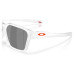 Unisex Cincinnati Bengals Oakley Briza Matte Clear Sunglasses with Prizm Black Polarized Lenses