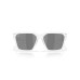Unisex Cincinnati Bengals Oakley Briza Matte Clear Sunglasses with Prizm Black Polarized Lenses