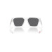 Unisex Cincinnati Bengals Oakley Briza Matte Clear Sunglasses with Prizm Black Polarized Lenses