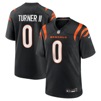 Джерси Cincinnati Bengals DJ Turner II Nike Black Team Game