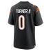 Джерси Cincinnati Bengals DJ Turner II Nike Black Team Game