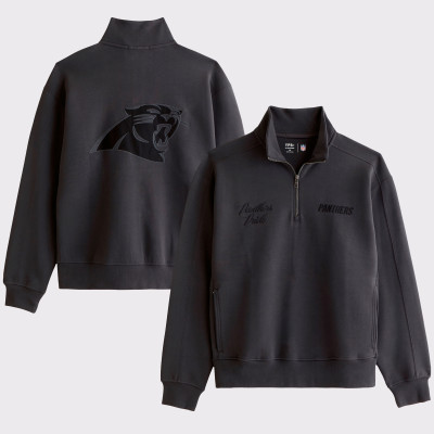 Пуловер Carolina Panthers Abercrombie & Fitch Black YPB neoKNIT MAX