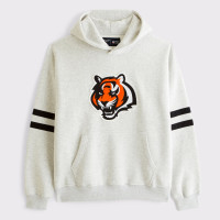 Толстовка Cincinnati Bengals Abercrombie & Fitch Gray Popover