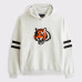 Толстовка Cincinnati Bengals Abercrombie & Fitch Gray Popover Толстовка Cincinnati Bengals Abercrombie & Fitch Gray Popover