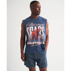 Chicago Bears Abercrombie & Fitch Navy Tank Top Chicago Bears Abercrombie & Fitch Navy Tank Top