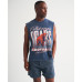 Chicago Bears Abercrombie & Fitch Navy Tank Top Chicago Bears Abercrombie & Fitch Navy Tank Top