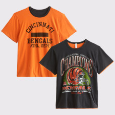 Футболка Cincinnati Bengals Abercrombie & Fitch Black Reversible