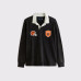 Cincinnati Bengals Abercrombie & Fitch Black Heavyweight Knit Rugby Shirt Cincinnati Bengals Abercrombie & Fitch Black Heavyweight Knit Rugby Shirt