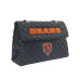 Женская Chicago Bears Cuce Black Vegan Leather Oversized Tote Bag