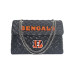 Женская Cincinnati Bengals Cuce Black Vegan Leather Oversized Tote Bag