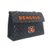 Женская Cincinnati Bengals Cuce Black Vegan Leather Oversized Tote Bag