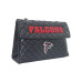 Женская Atlanta Falcons Cuce Black Vegan Leather Oversized Tote Bag