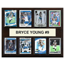 Плакетка Carolina Panthers Bryce Young 12 x 15 Trading Card