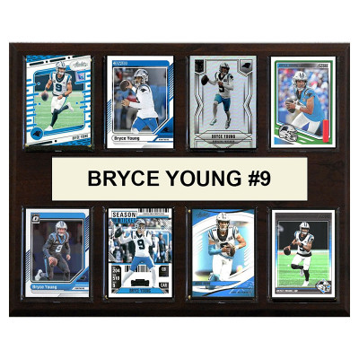 Плакетка Carolina Panthers Bryce Young 12 x 15 Trading Card