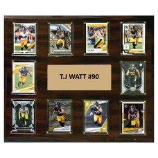 Плакетка Pittsburgh Steelers T.J. Watt 15 x 18 Trading Card Плакетка Pittsburgh Steelers T.J. Watt 15 x 18 Trading Card