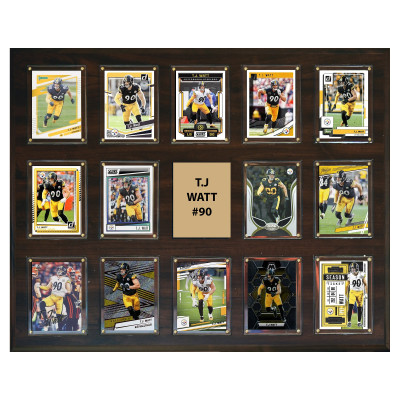 Плакетка Pittsburgh Steelers T.J. Watt 16 x 20 Trading Card