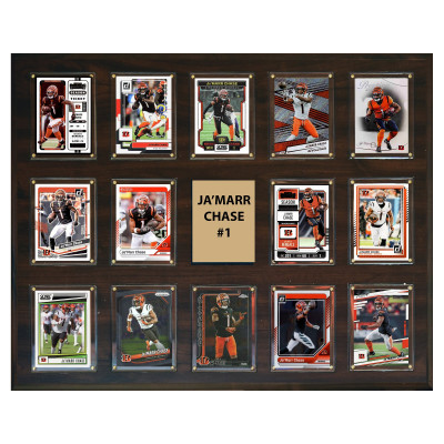 Плакетка Cincinnati Bengals Ja'Marr Chase 16 x 20 Trading Card