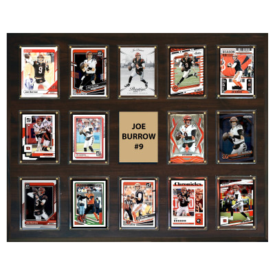 Плакетка Cincinnati Bengals Joe Burrow 16 x 20 Trading Card