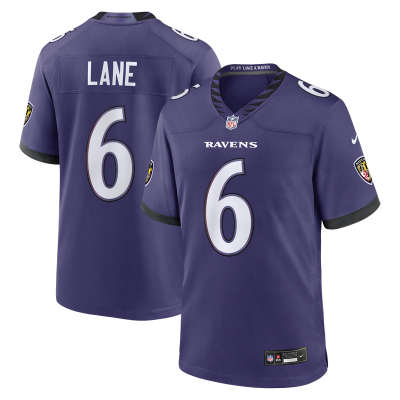 Джерси Baltimore Ravens Ja'Kobi Lane Nike Purple Team Game