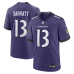 Джерси Baltimore Ravens Elijah Sarratt Nike Purple Team Game Джерси Baltimore Ravens Elijah Sarratt Nike Purple Team Game