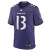 Джерси Baltimore Ravens Elijah Sarratt Nike Purple Team Game