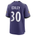 Джерси Baltimore Ravens Ryan Eckley Nike Purple Team Game