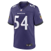 Джерси Baltimore Ravens Jovaughn Gwyn Nike Purple Team Game