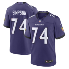 Джерси Baltimore Ravens John Simpson Nike Purple Team Game Джерси Baltimore Ravens John Simpson Nike Purple Team Game