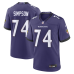 Джерси Baltimore Ravens John Simpson Nike Purple Team Game Джерси Baltimore Ravens John Simpson Nike Purple Team Game