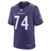 Джерси Baltimore Ravens John Simpson Nike Purple Team Game
