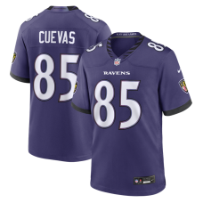 Джерси Baltimore Ravens Josh Cuevas Nike Purple Team Game Джерси Baltimore Ravens Josh Cuevas Nike Purple Team Game