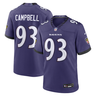 Джерси Baltimore Ravens Calais Campbell Nike Purple Team Game
