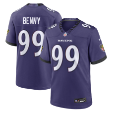 Джерси Baltimore Ravens Rayshaun Benny Nike Purple Team Game Джерси Baltimore Ravens Rayshaun Benny Nike Purple Team Game