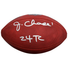 Ja'Marr Chase Cincinnati Bengals Autographed Fanatics Authentic Wilson Duke Full Color Football with 24 T.C.' Inscription