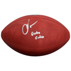 Chad Johnson Cincinnati Bengals Autographed Fanatics Authentic Wilson Duke Full Color Football with 'Ochocinco' Inscription