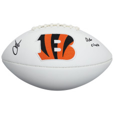 Chad Johnson Cincinnati Bengals Autographed Fanatics Authentic Franklin White Panel Football with 'Ochocinco' Inscription Chad Johnson Cincinnati Bengals Autographed Fanatics Authentic Franklin White Panel Football with 'Ochocinco' Inscription
