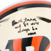 Chad Johnson Cincinnati Bengals Autographed Fanatics Authentic Riddell Retro Speed Authentic Helmet with 'Death, taxes and 85 will always be open' Inscription - Limited Edition #5/5