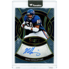 Карточка Mike Singletary Chicago Bears Autographed 2025 Panini Select Silver Prizm #SP-MSY Карточка Mike Singletary Chicago Bears Autographed 2025 Panini Select Silver Prizm #SP-MSY