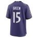 Джерси Baltimore Ravens Mike Green Nike Purple Team Game