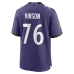 Джерси Baltimore Ravens Carson Vinson Nike Purple Team Game
